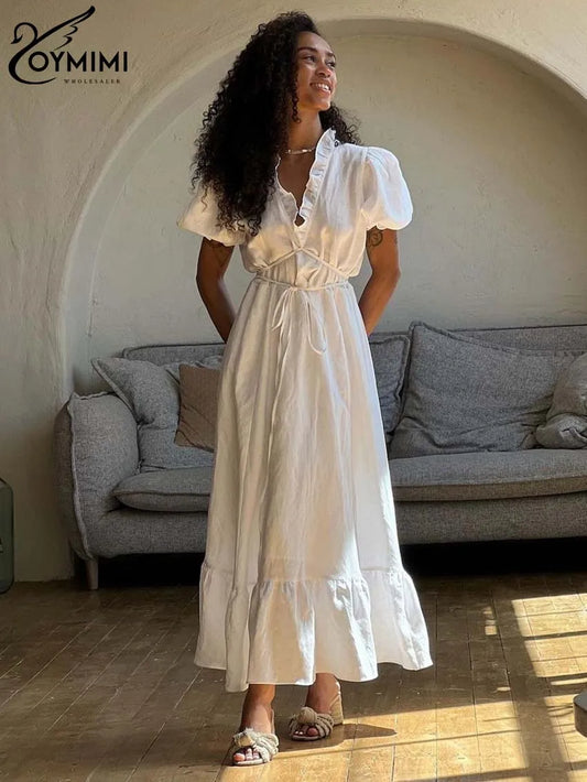 White 100% Cotton dress